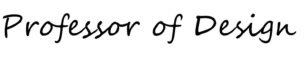 Professorof design Logo